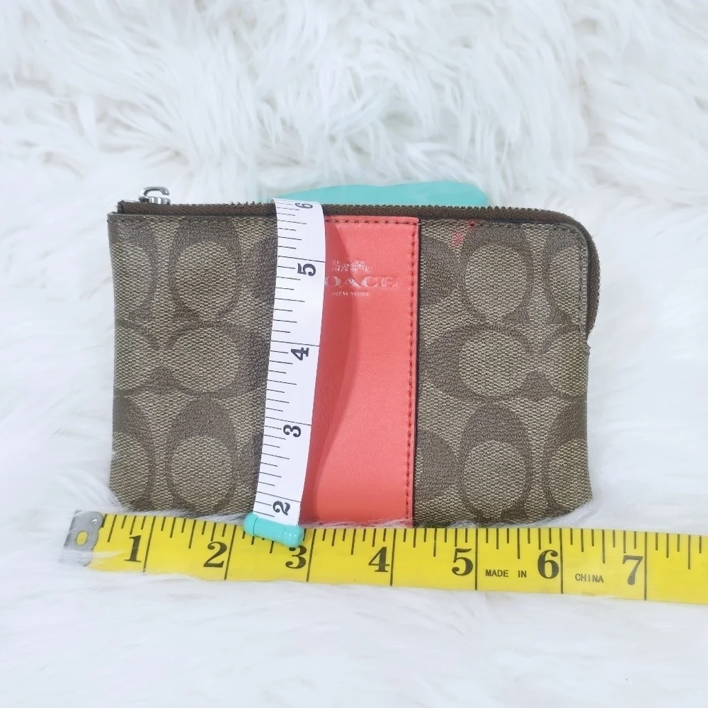 Coach Monogram Wristlet